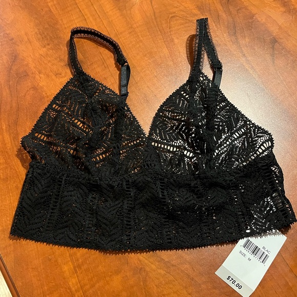 NWT Hanky Panky Linear Lace Longline Bralette - Picture 4 of 6